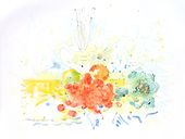 Nature morte fruits salade